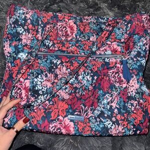 Vera Bradley Pink and Blue Floral Tote